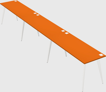 Modern rectangular office desk