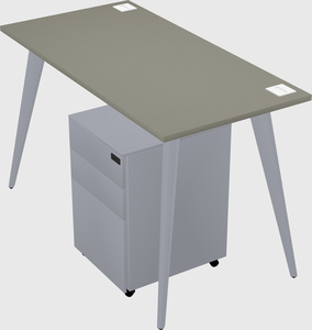 Modern rectangular office desk