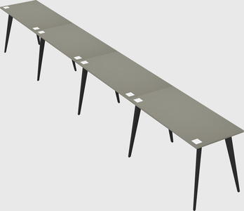 Modern rectangular office desk