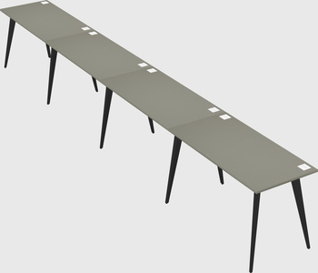 Modern rectangular office desk