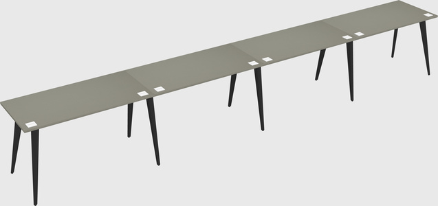 Modern rectangular office desk