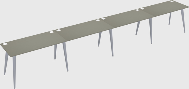 Modern rectangular office desk