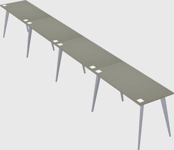 Modern rectangular office desk