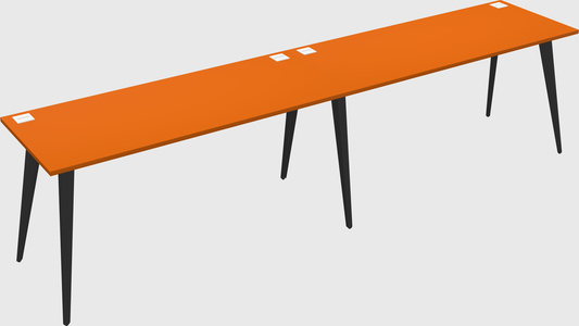 Modern rectangular office desk