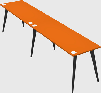 Modern rectangular office desk