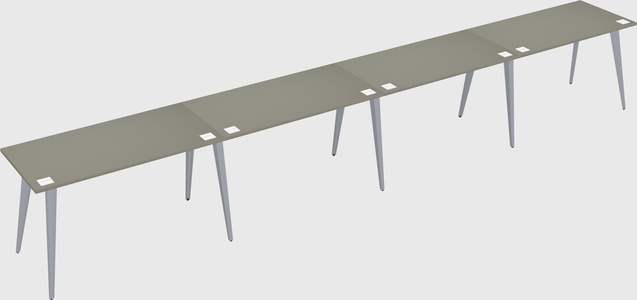 Modern rectangular office desk