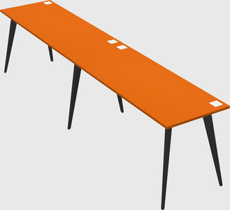 Modern rectangular office desk