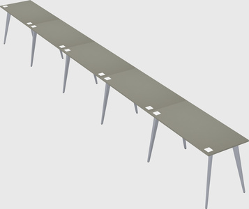 Modern rectangular office desk