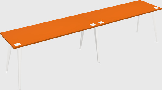 Modern rectangular office desk