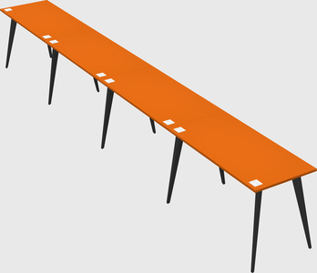 Modern rectangular office desk