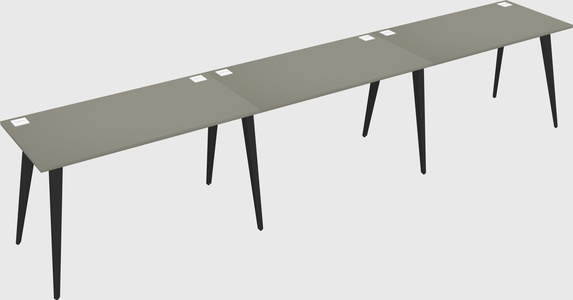 Modern rectangular office desk