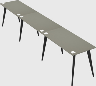 Modern rectangular office desk