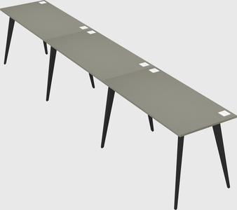Modern rectangular office desk