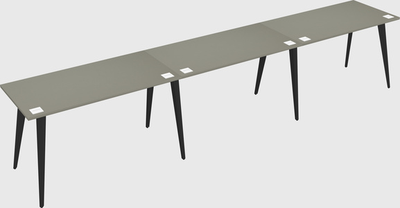 Modern rectangular office desk