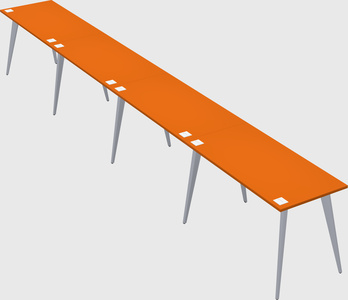 Modern rectangular office desk