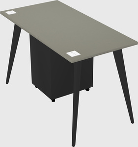 Modern rectangular office desk
