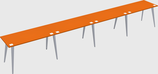 Modern rectangular office desk