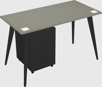 Modern rectangular office desk