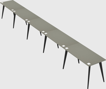 Modern rectangular office desk