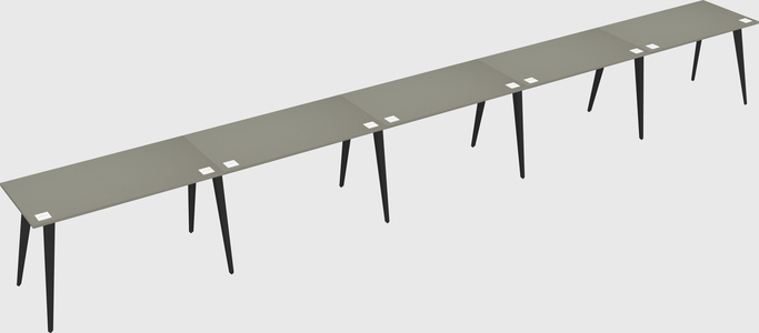 Modern rectangular office desk