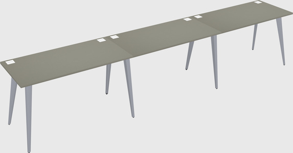 Modern rectangular office desk