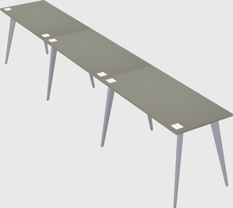 Modern rectangular office desk
