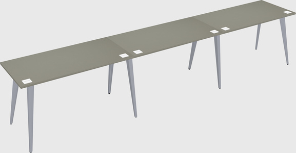 Modern rectangular office desk