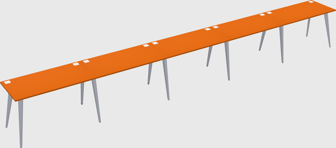 Modern rectangular office desk