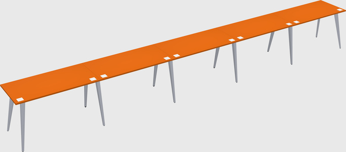 Modern rectangular office desk