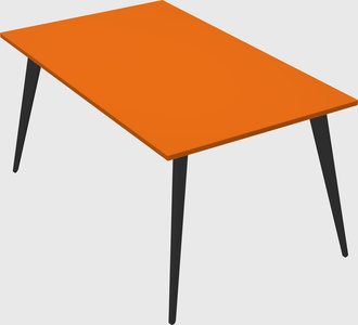 Modern rectangular office desk