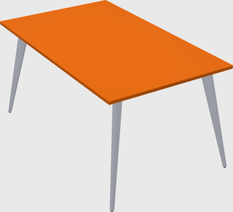 Modern rectangular office desk