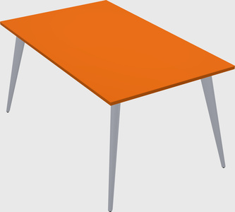 Modern rectangular office desk