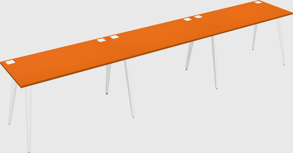 Modern rectangular office desk
