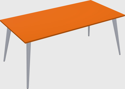 Modern rectangular office desk