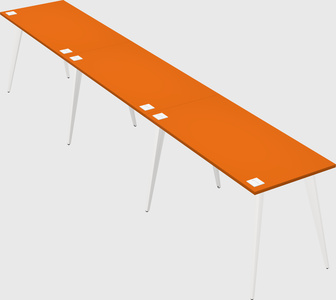 Modern rectangular office desk