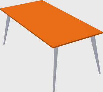Modern rectangular office desk