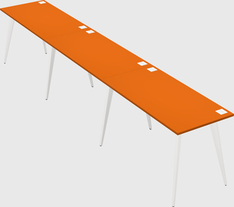 Modern rectangular office desk