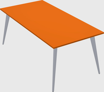 Modern rectangular office desk