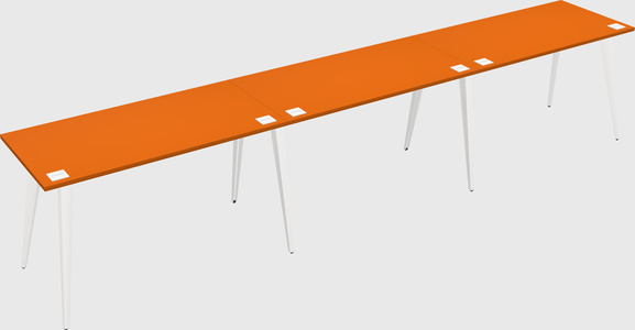 Modern rectangular office desk