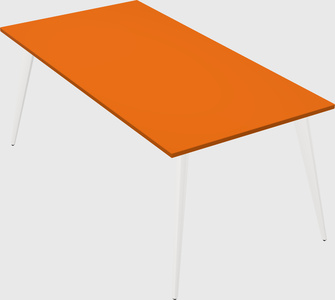 Modern rectangular office desk