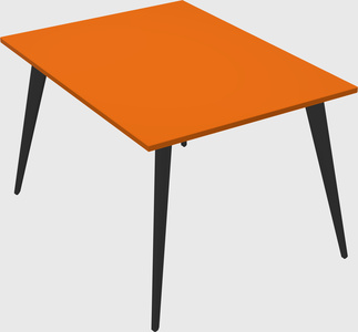 Modern rectangular office desk