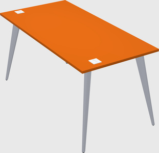 Modern rectangular office desk