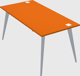 Modern rectangular office desk