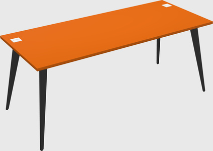 Modern rectangular office desk