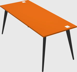 Modern rectangular office desk