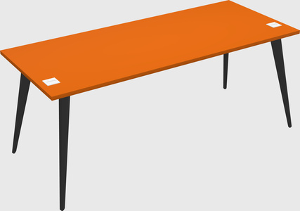 Modern rectangular office desk