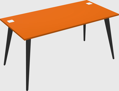 Modern rectangular office desk