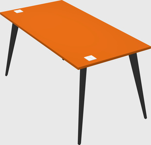Modern rectangular office desk