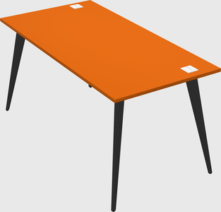 Modern rectangular office desk
