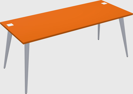 Modern rectangular office desk
